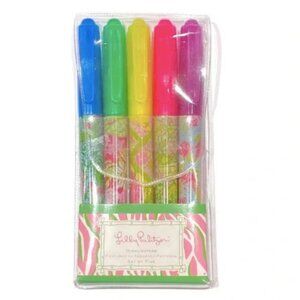 Lilly Pulitzer Set of 5 Highlighters